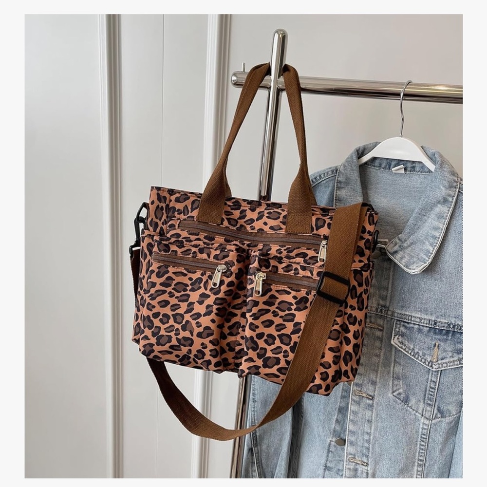 🆕 Large CanvasTote Purse with Multiple Pockets for Travel Daily Use - Picture 5 of 7